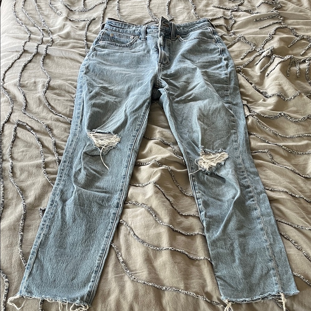 Madewell Curvy Light Wash Vintage Straight Leg Jeans Size 27